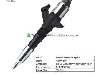 common rail diesel injector rebuild 095000-5550 new common rail injector